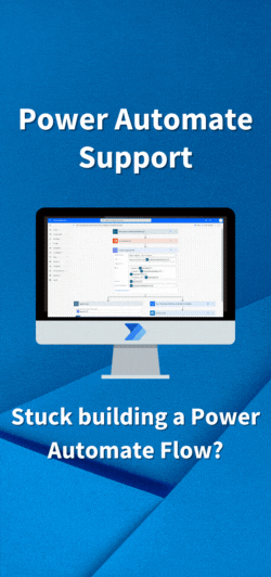 Power Automate Support Banner