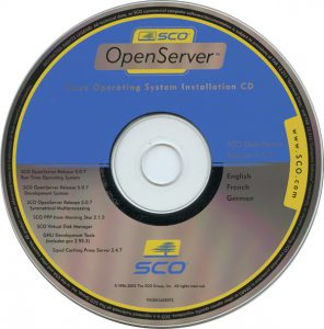 SCO Openserver 5.0.7 Installation ISO
