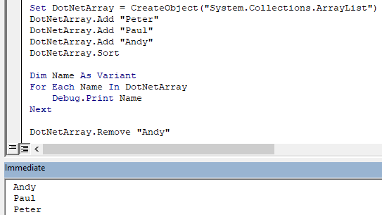 Vba List Array In Message Box