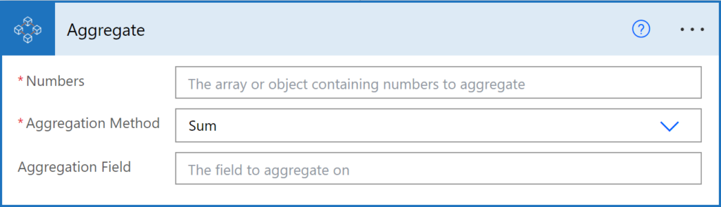 Image of a Power Automate action that makes summing numbers easy.