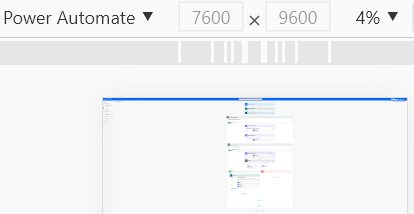 Image of Google Chrome showing an entire Power Automate Flow in one screen ready for a screenshot