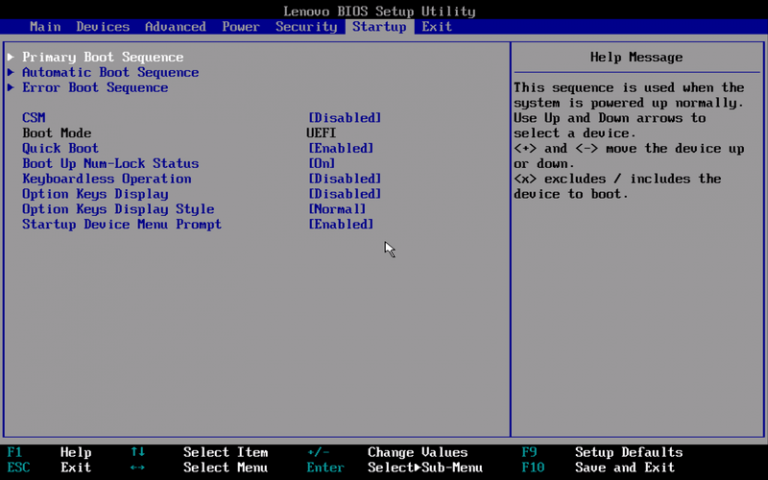 Modify the BIOS of a Lenovo M92 to enable native NVMe support