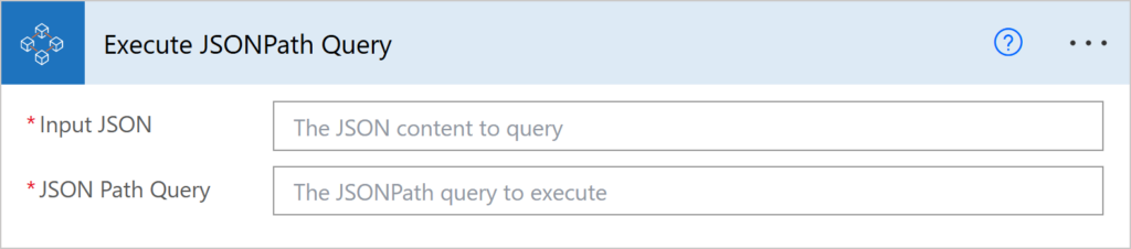 Image showing the Execute JSONPath Query action in Power Tools for Power Automate.