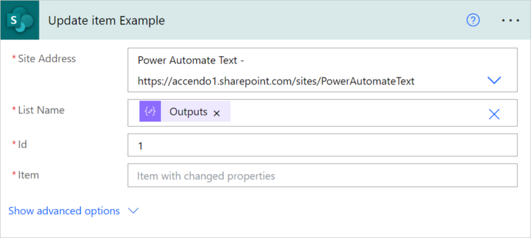 update sharepoint list from excel without power automate