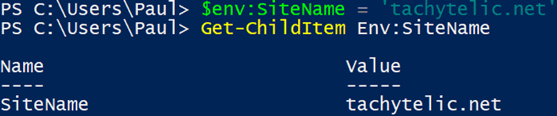 Use PowerShell To Set Environment Variables